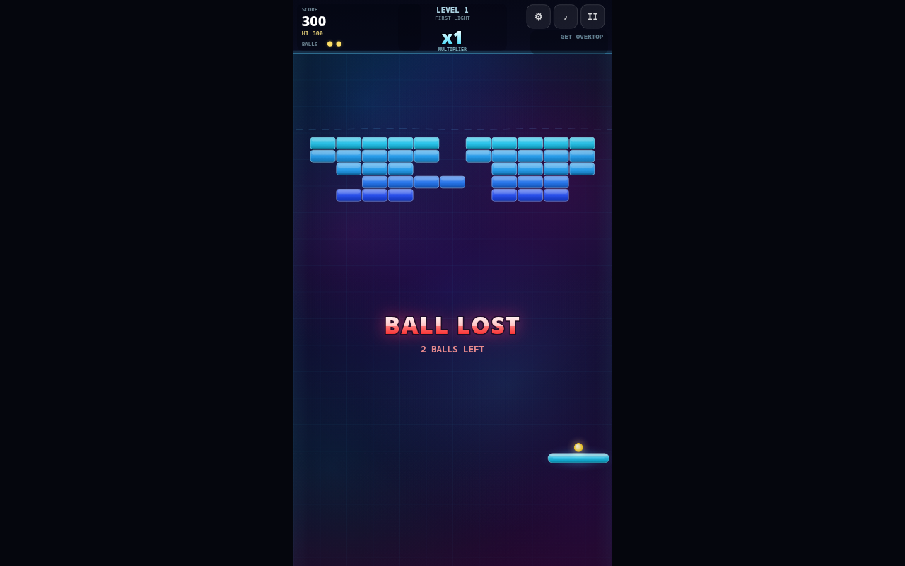 Screenshot of OVERTOP played on a desktop browser