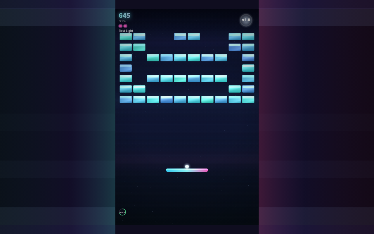 Screenshot of Attic Breaker played on a desktop browser