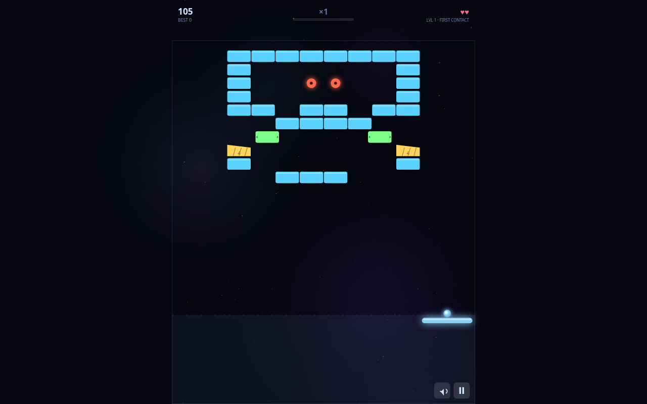 Screenshot of OVERDRIVE BREAK played on a desktop browser